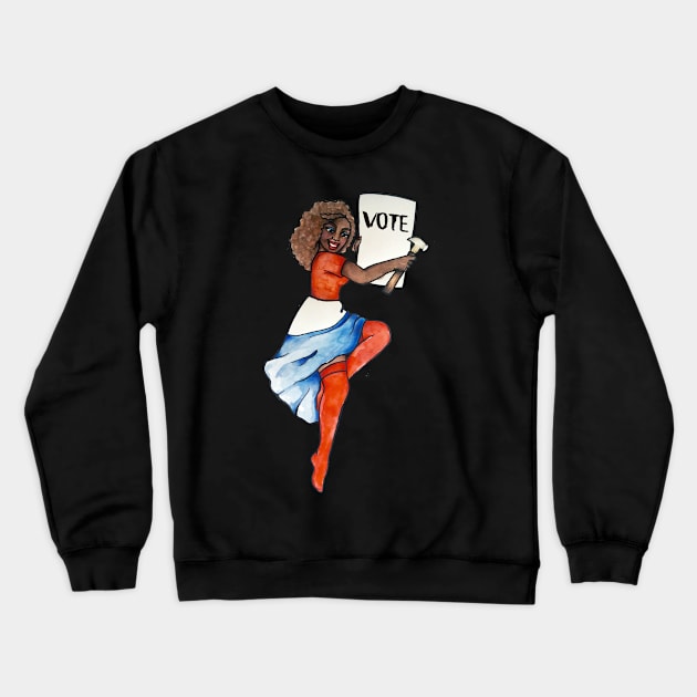 VOTE Crewneck Sweatshirt by bubbsnugg